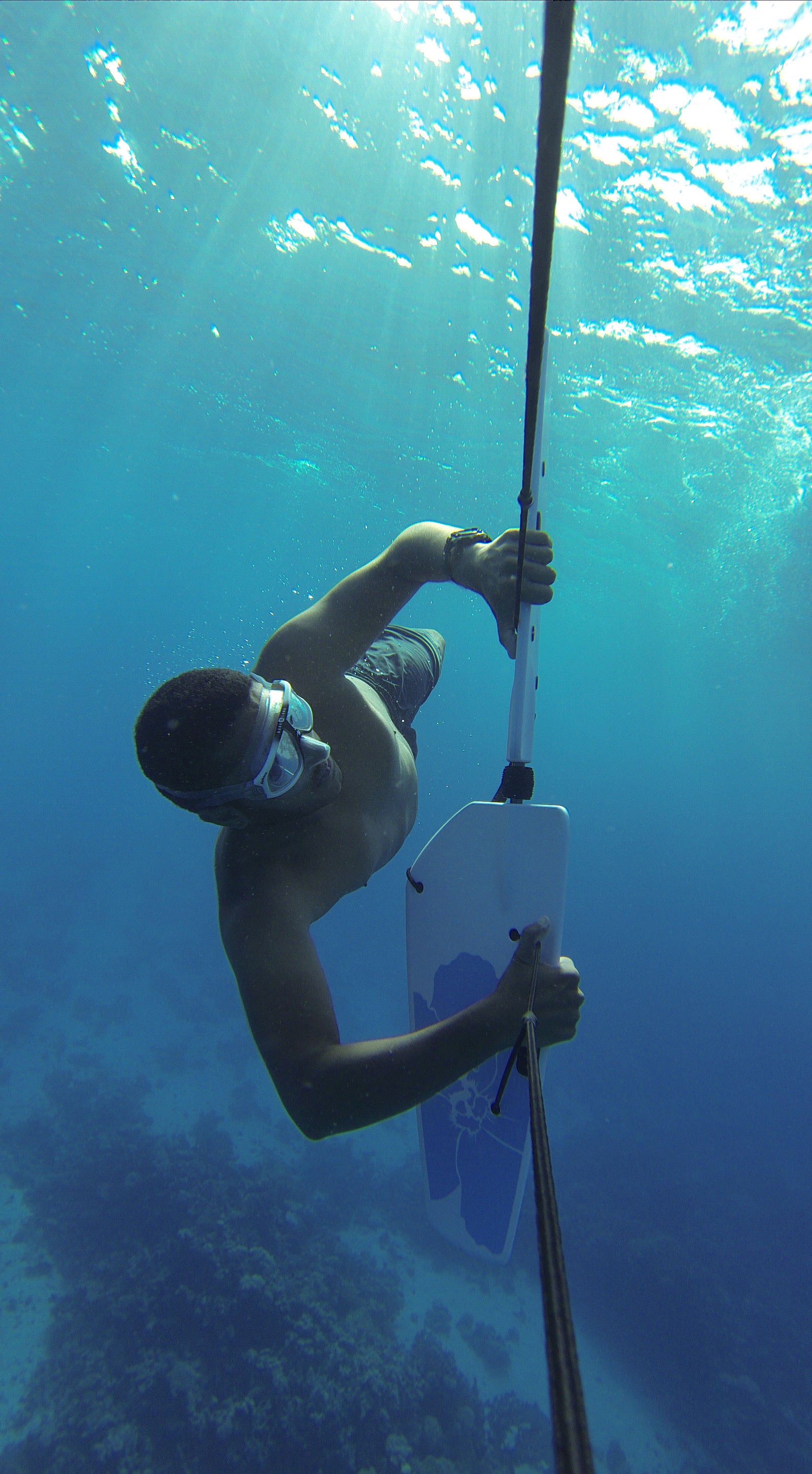 subwing trick under water