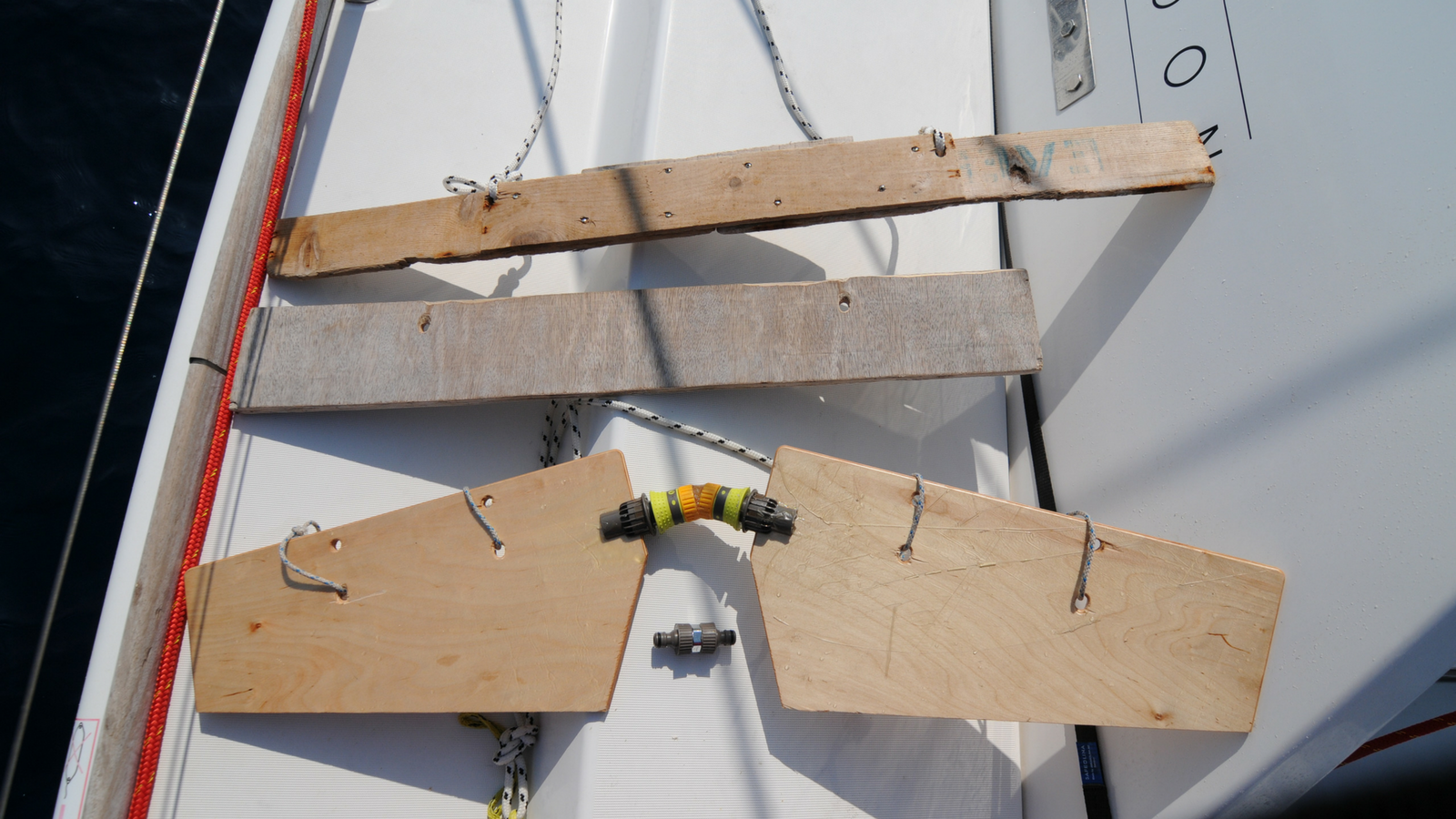 All subwing prototypes made on sailboat