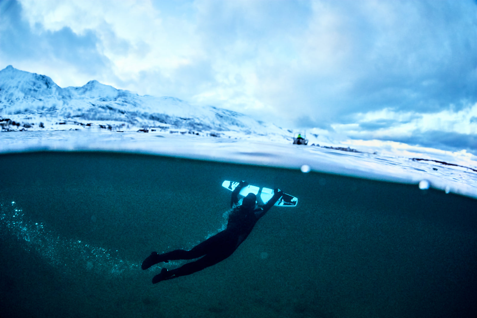 split level photography in artic cicle of subwing