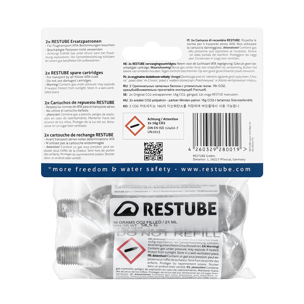 Restube Cartouche - CO2 16g 