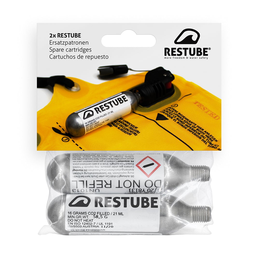 Restube CO₂ cartridges (16g) - Subwing