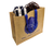 Filled jute beach bag with Subwing logo 