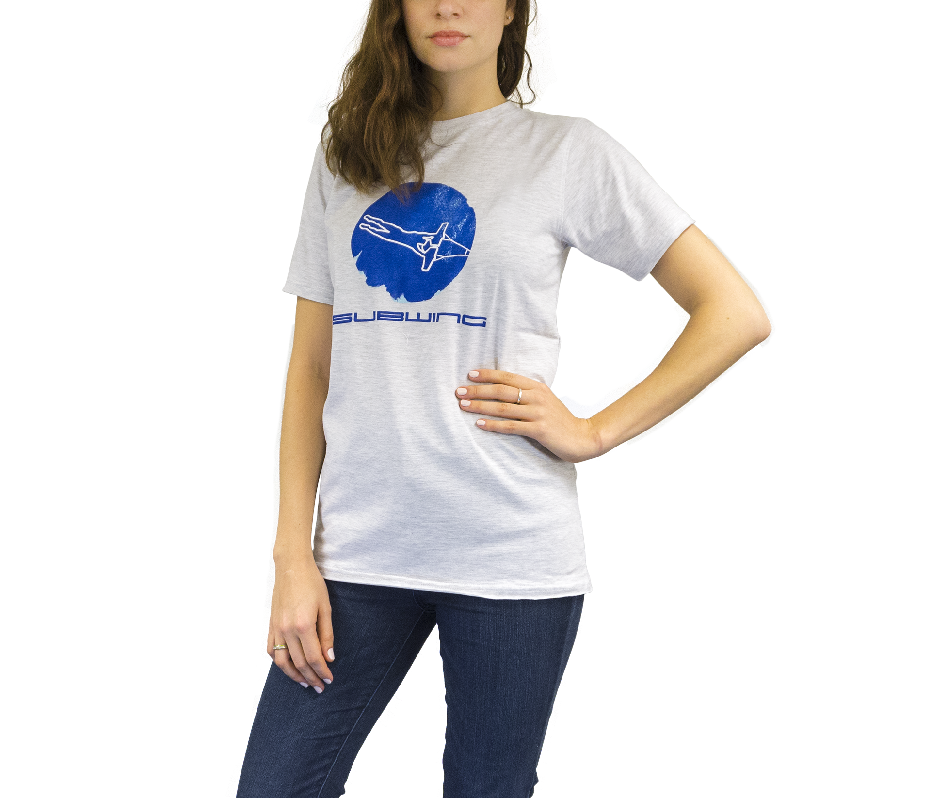 T-shirt with Subwing logo for women