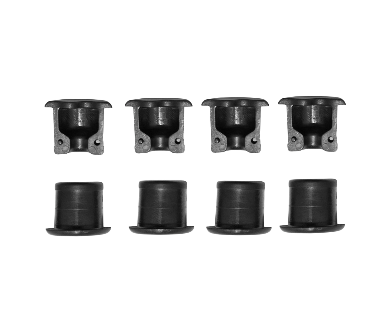 Four pairs of Subwing rope anchors